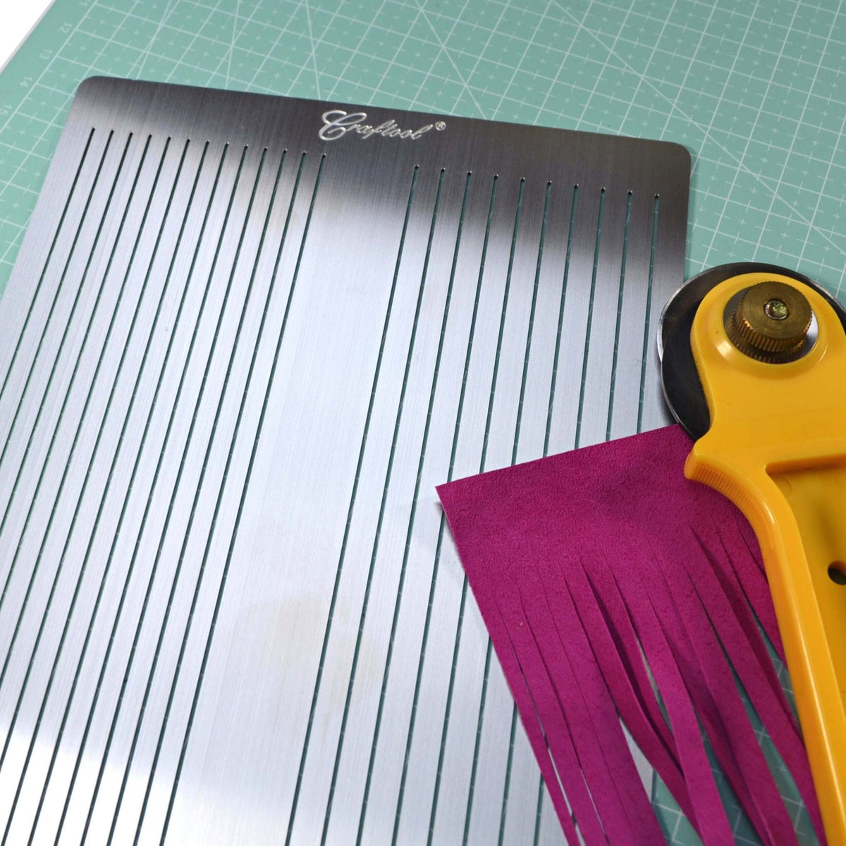 Fringe Cutting Template Identityleathercraft