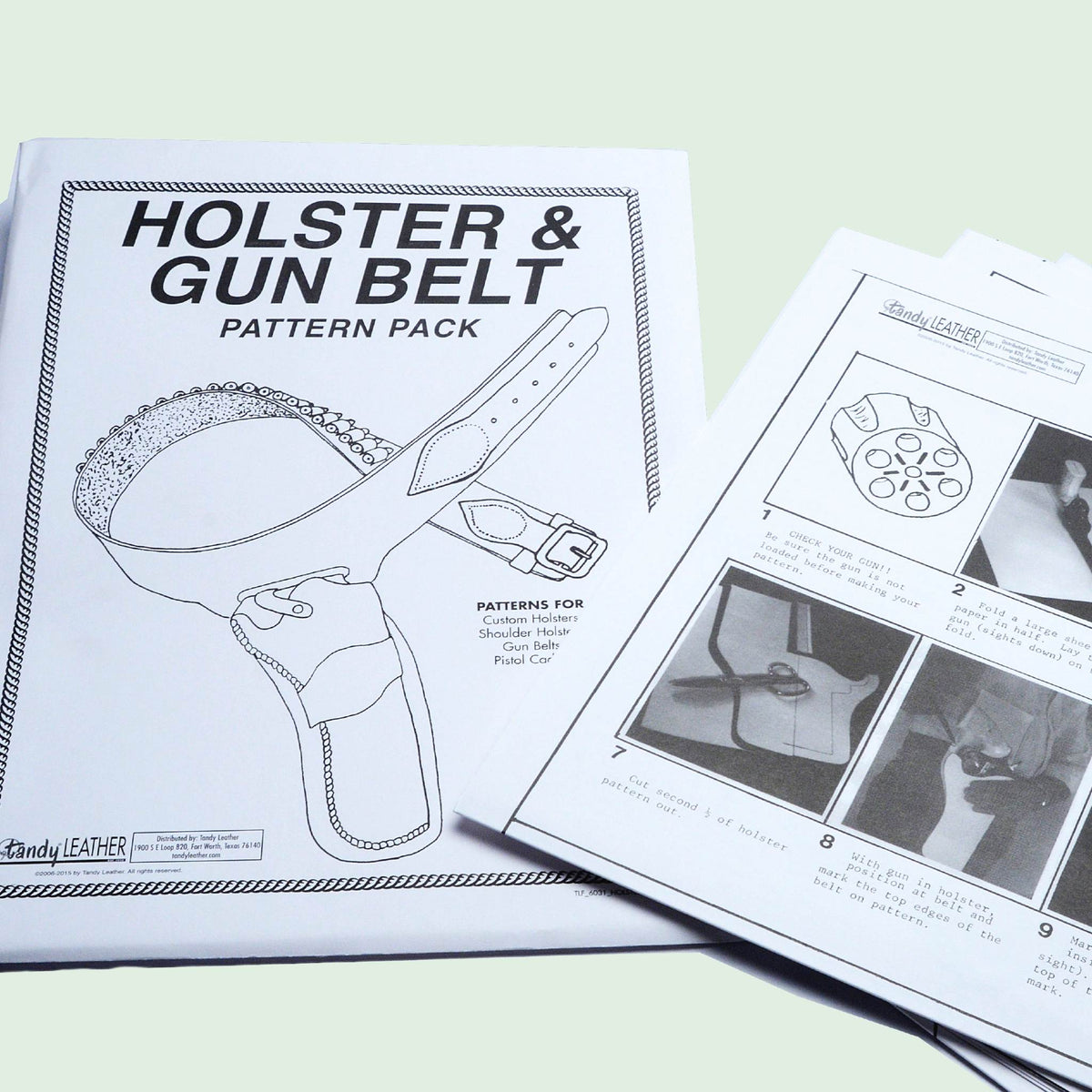 Holster & Gun Belt Pattern Pack identityleathercraft