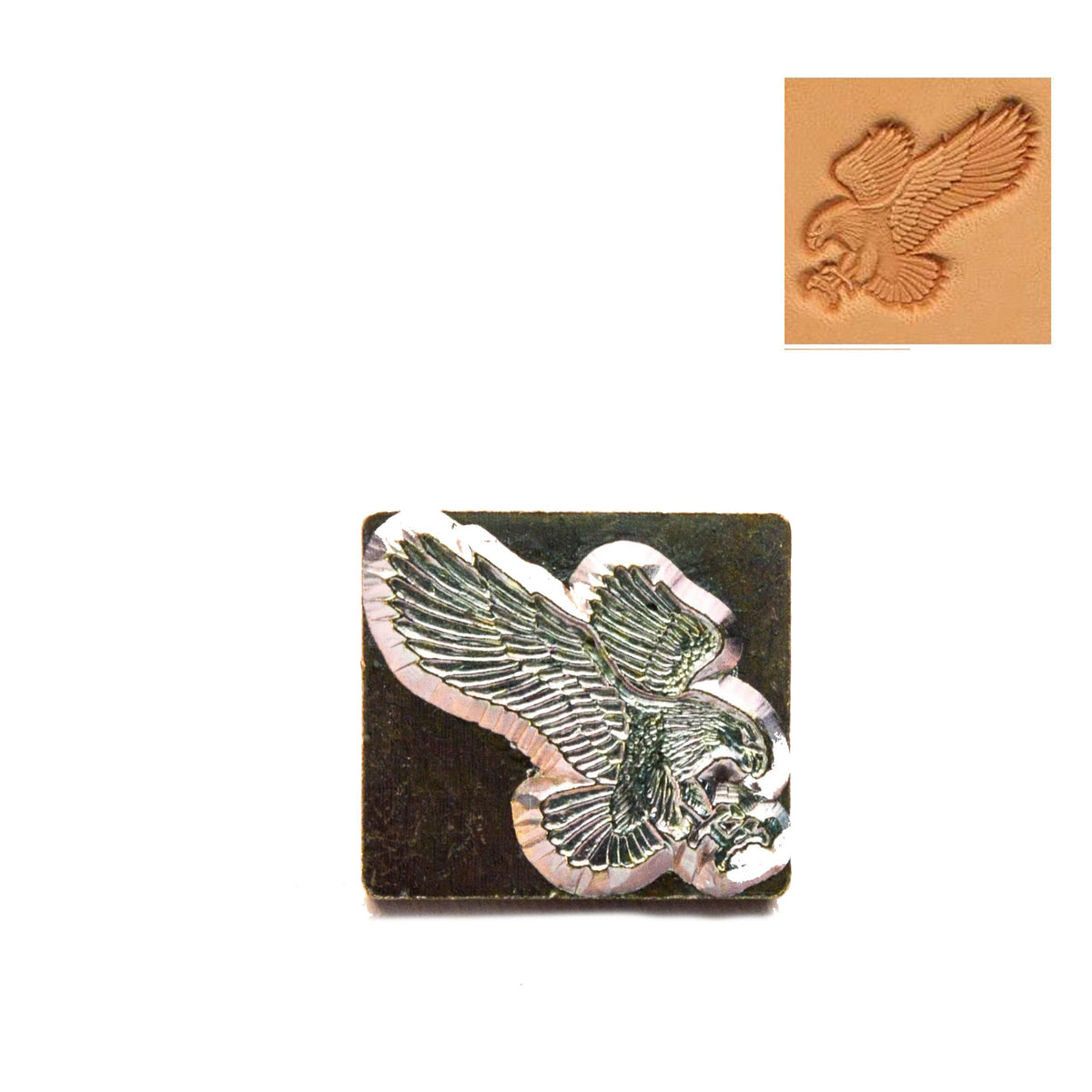 Attack Eagle 3D Embossing Stamp identityleathercraft