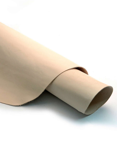 Natural Veg Tan Calf 0.8mm Piece from Identity Leathercraft
