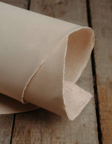 Natural Veg Tan Cowhide Side Leather from Identity Leathercraft