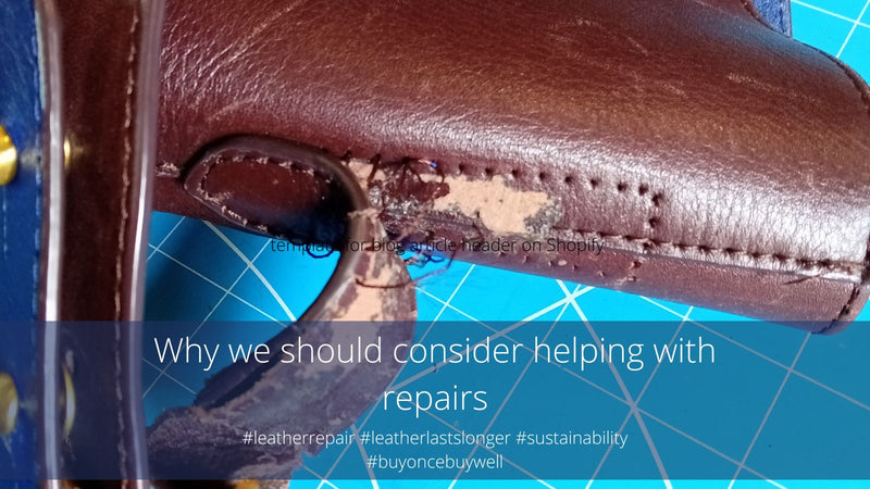 Why we should consider helping with repairs - Part 1