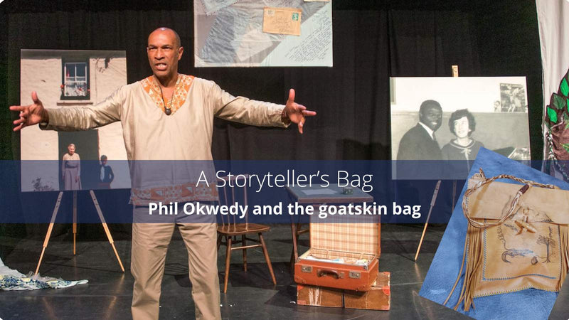 A Storytellers bag - inspired by Phil Okwedy