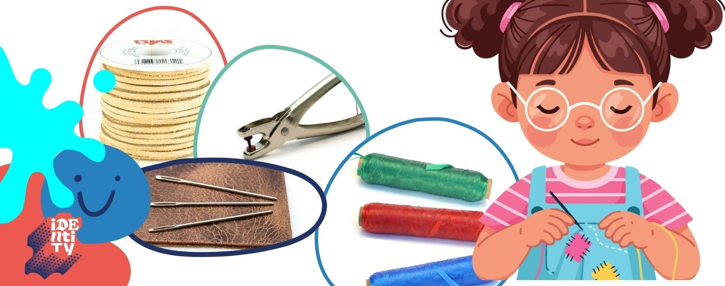 Easy to use sewing and lacing supplies