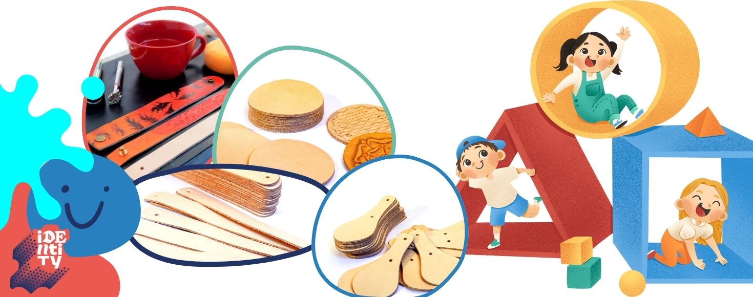 Pre-Cut Leather Shapes for Kids