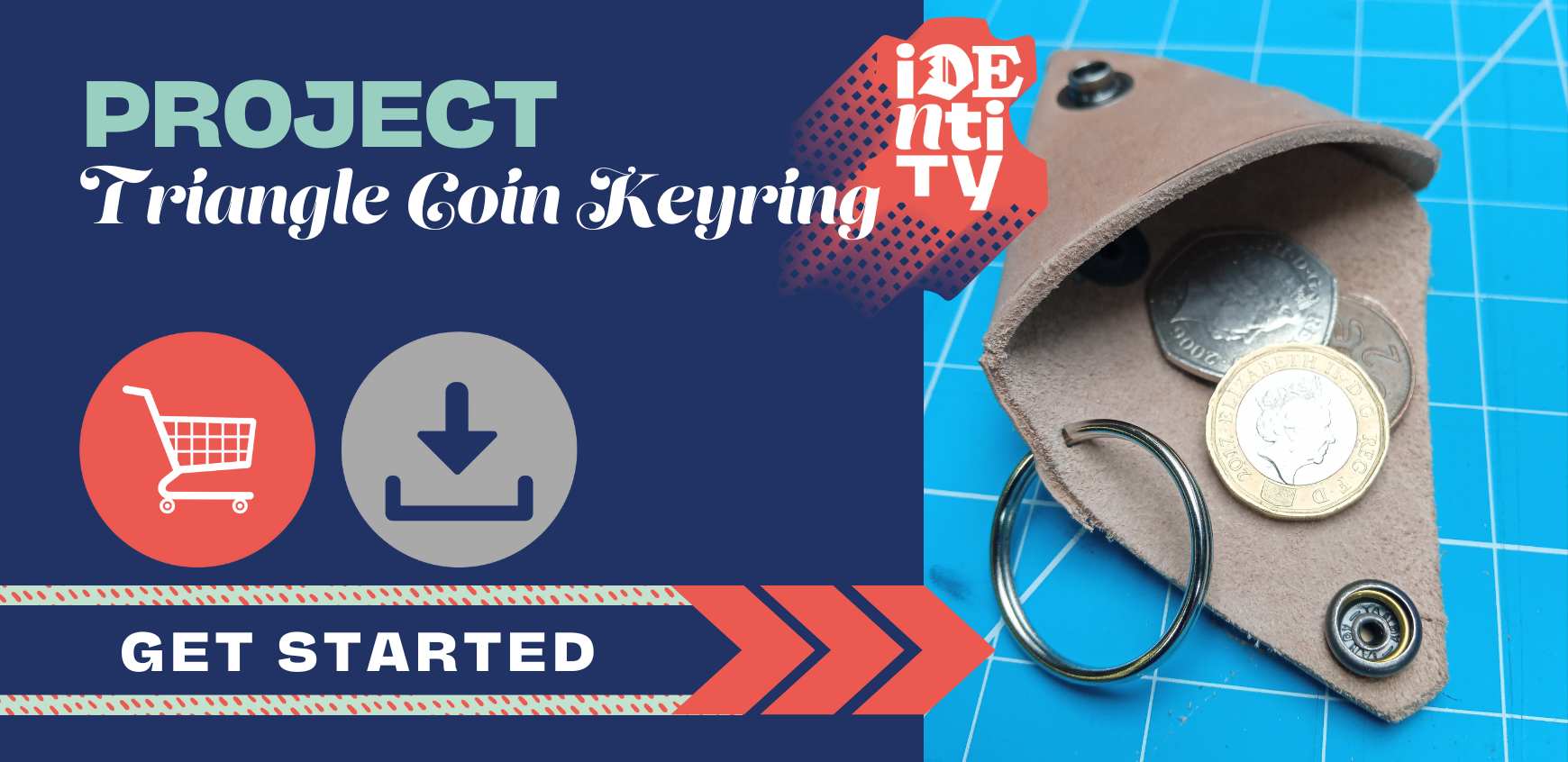 PROJECT TRIANGLE COIN KEYRING