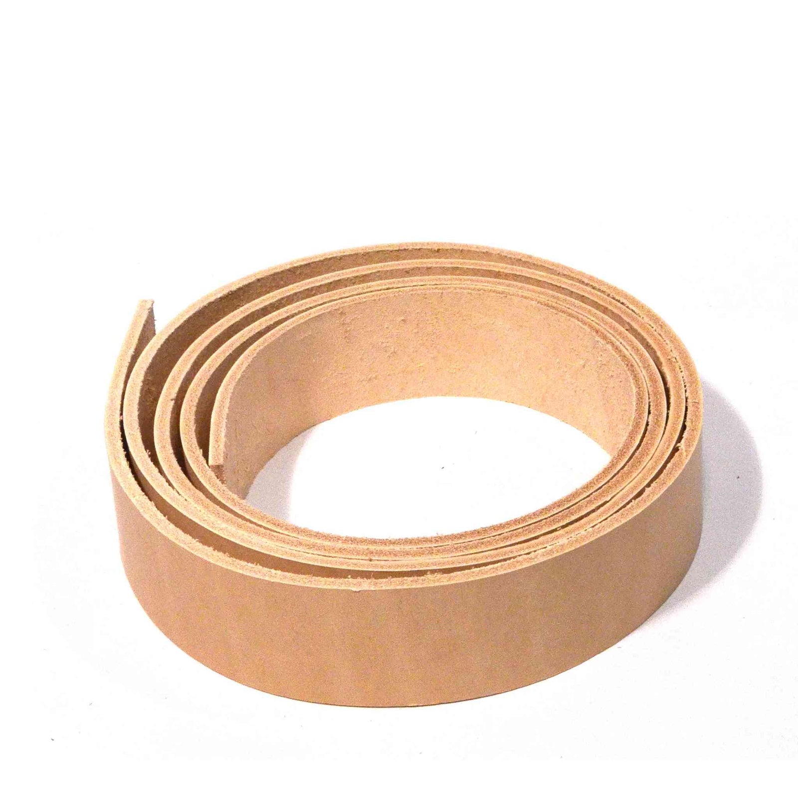 Extra Long Natural Veg Tan Cowhide Strip 19mm (3/4