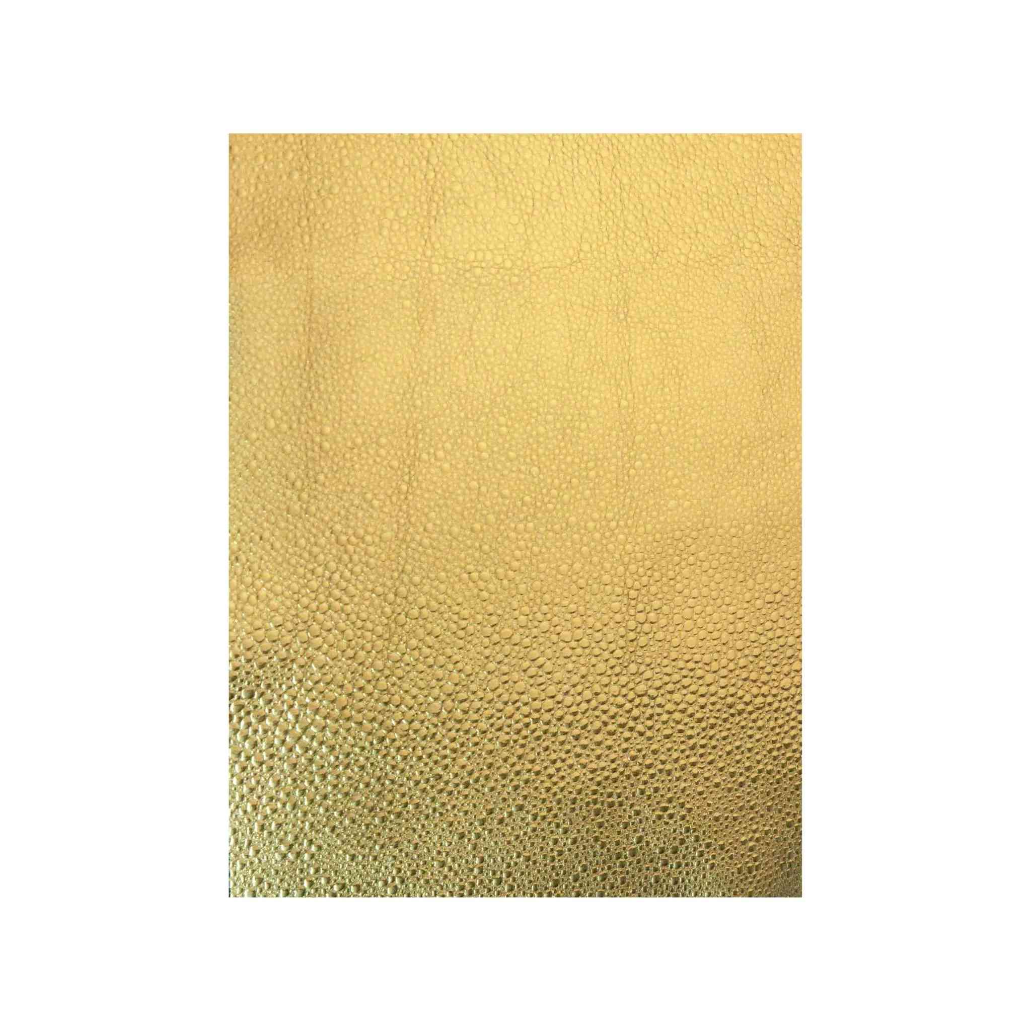 Pebble gold metallic leather for sewing, applique, garments, purses, bags, and more