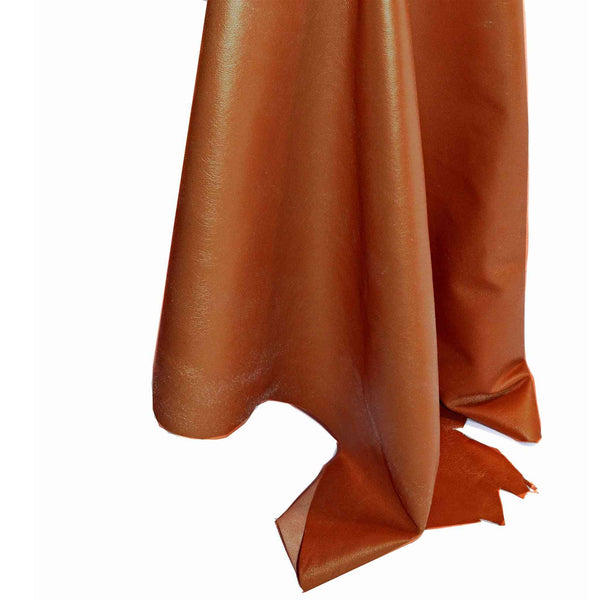 Toffee Pearlised Lamb Clothing Leather from Identity Leathercraft