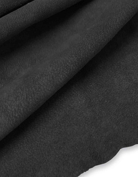 Black Lightweight Pig Suede from Identity Leathercraft