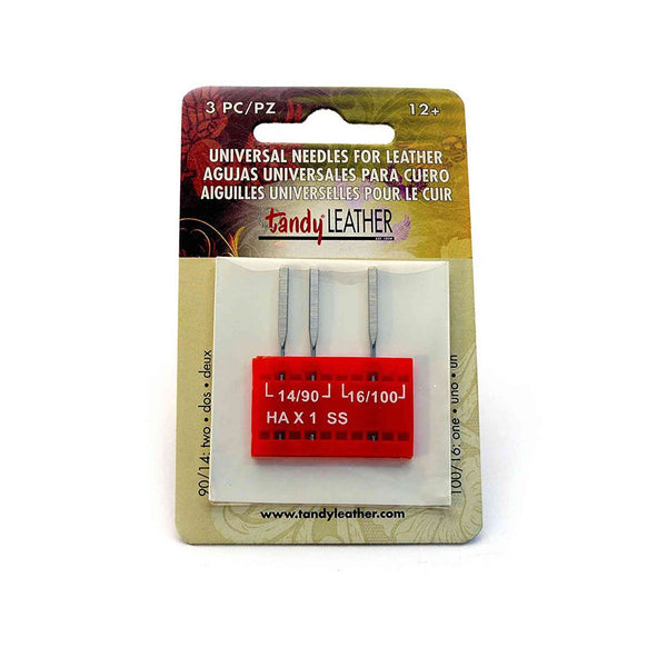 Realeather Lacing Needle 2-Prong 10 Pack BN1190-10 1/8 And 3/32 Lace - Steckssto