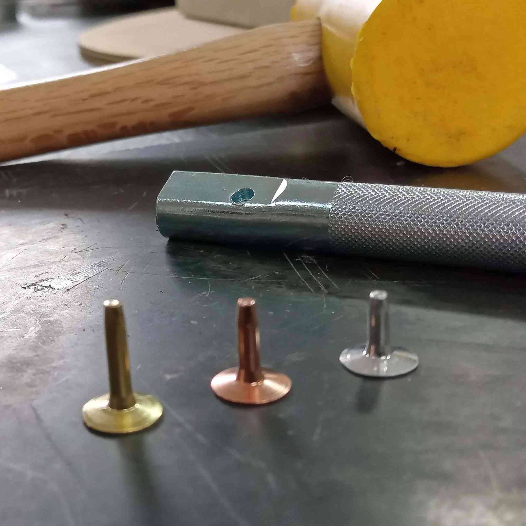 Traditional Copper Rivets Size 14 | identityleathercraft