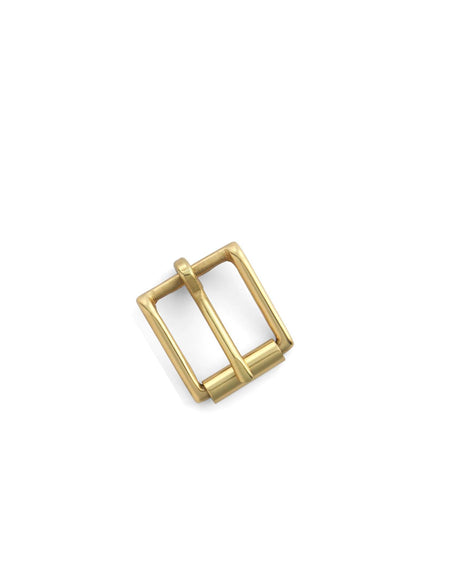 High quality premium Heel bar strap buckles in solid brass in two sizes: 19mm (3/4") 25mm (1"), for leathercraft, bag making