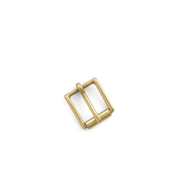 High quality premium Heel bar strap buckles in solid brass in two sizes: 19mm (3/4") 25mm (1"), for leathercraft, bag making