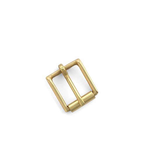 Load image into Gallery viewer, High quality premium Heel bar strap buckles in solid brass in  25mm (1"), for leathercraft, bag making
