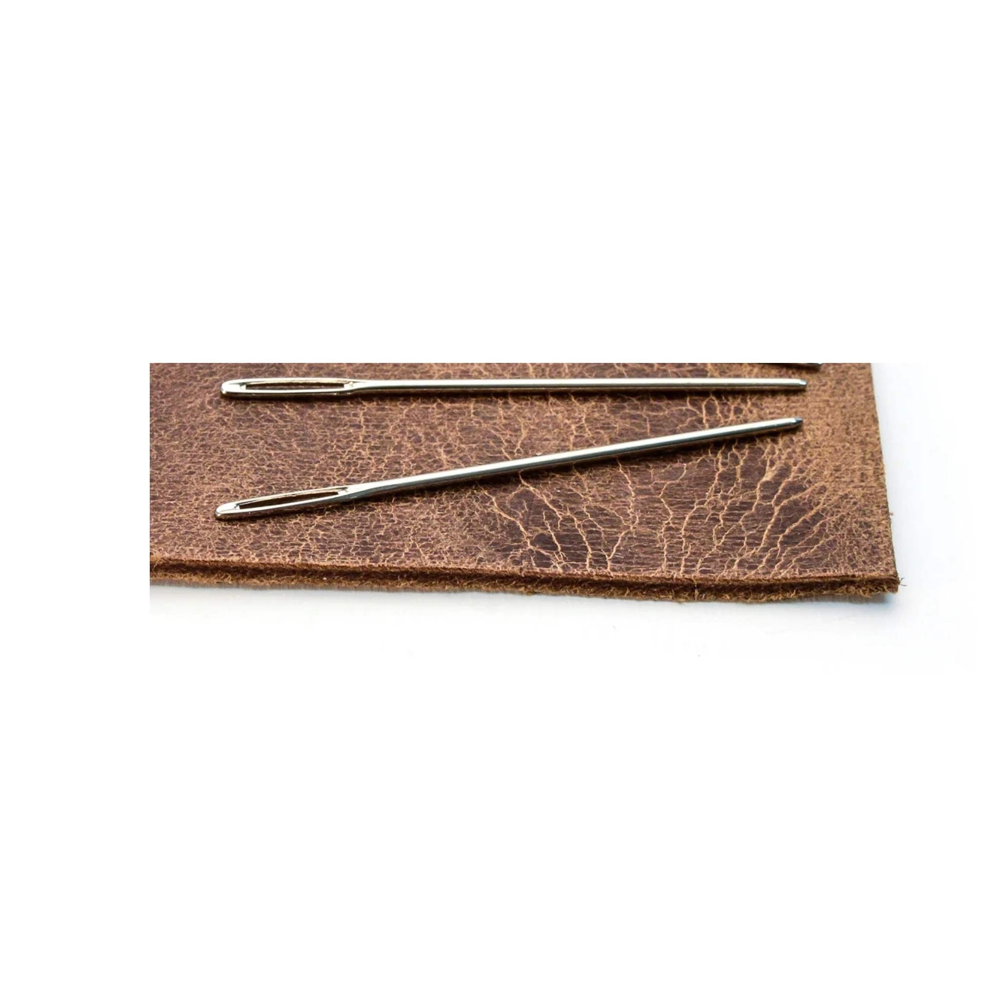 2x  Leather Stitching needles (sometimes known as Big Eye Needles).