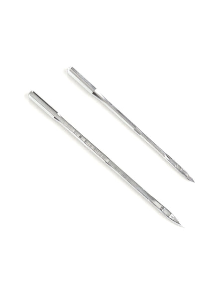 Replacement needles for the Lock Stitch Sewing Awl in size 5 fine and size 8 heavy duty for sewing leather and canvas