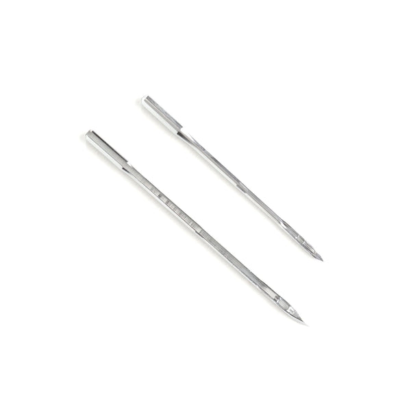 Replacement needles for the Lock Stitch Sewing Awl in size 5 fine and size 8 heavy duty for sewing leather and canvas