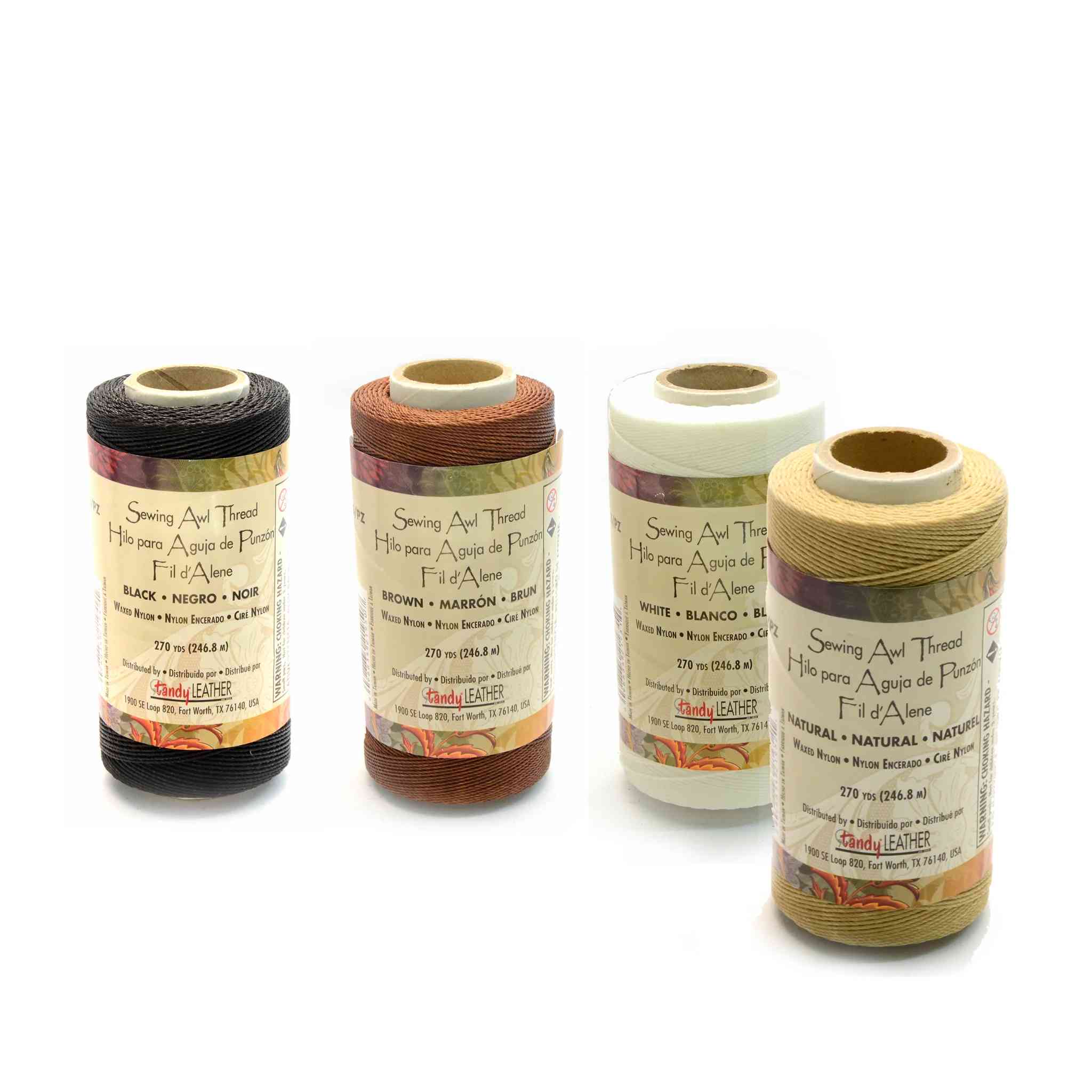 Waxed Nylon Sewing Awl Thread | identityleathercraft