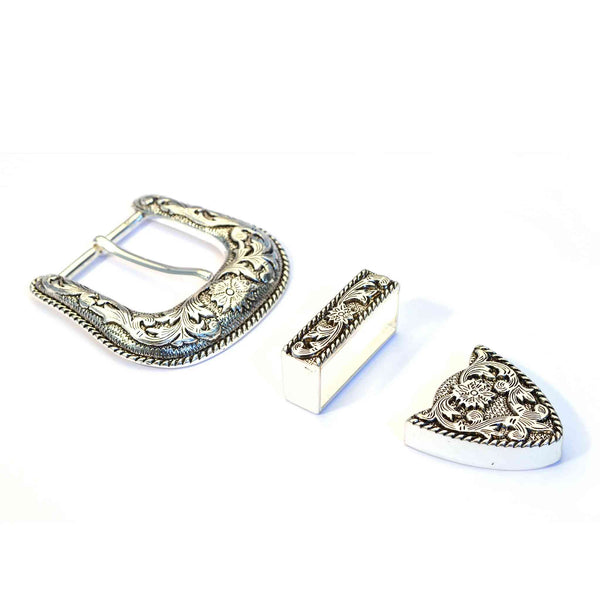 Victoria Engraved Buckle Set from Identity Leathercraft