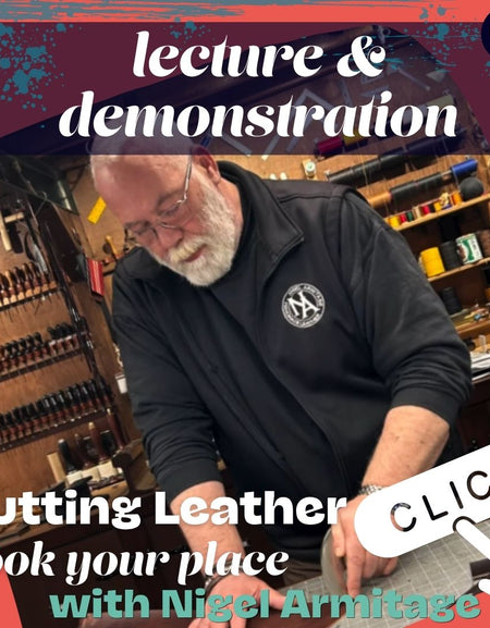 Choosing the correct knife and how to use it for the task at hand
(Lecture and Demonstration) at The 2026 Leather Event
