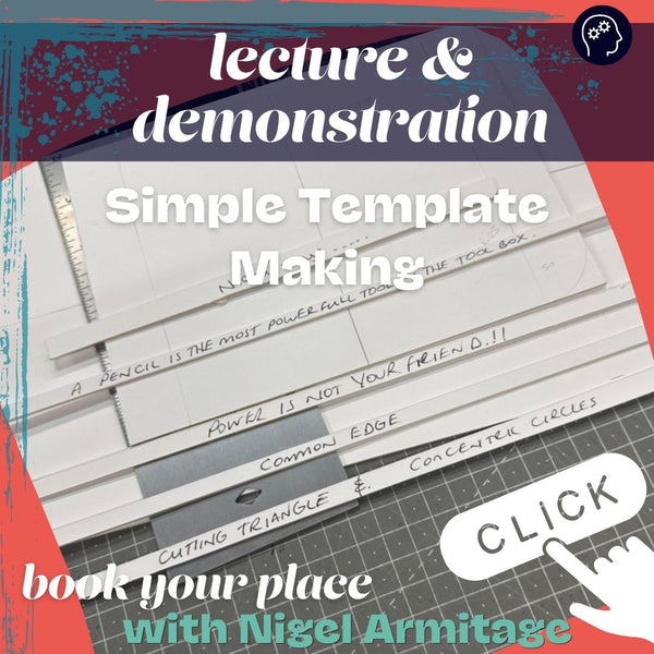 Join Nigel Armitage for a lecture and demonstration on simple template making at the 2026 Identity Leathercraft Event