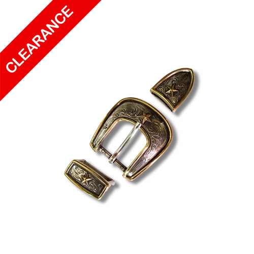 Load image into Gallery viewer, SALE Ranger Star Buckle Set 1"
