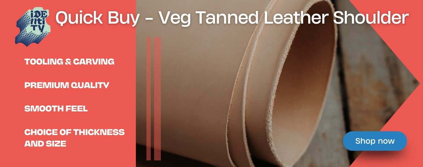 quick buy link to buy premium tooling veg tanned cowhide leather
