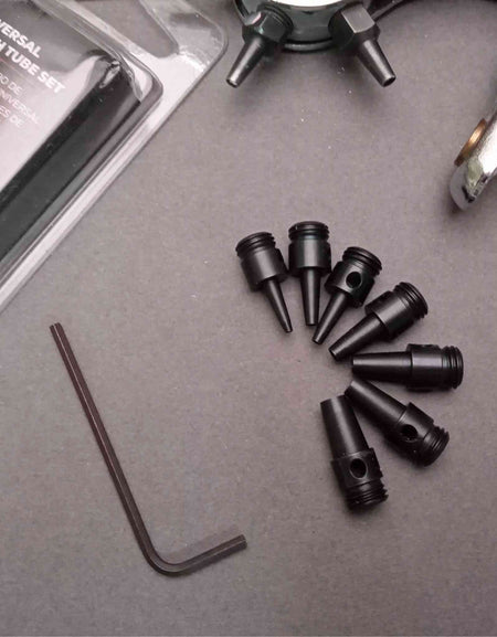 Set of Steel replacement leather craft punch tubes to fit 3230-00, 3240-00 and 3003-00 rotary and drive punches. 