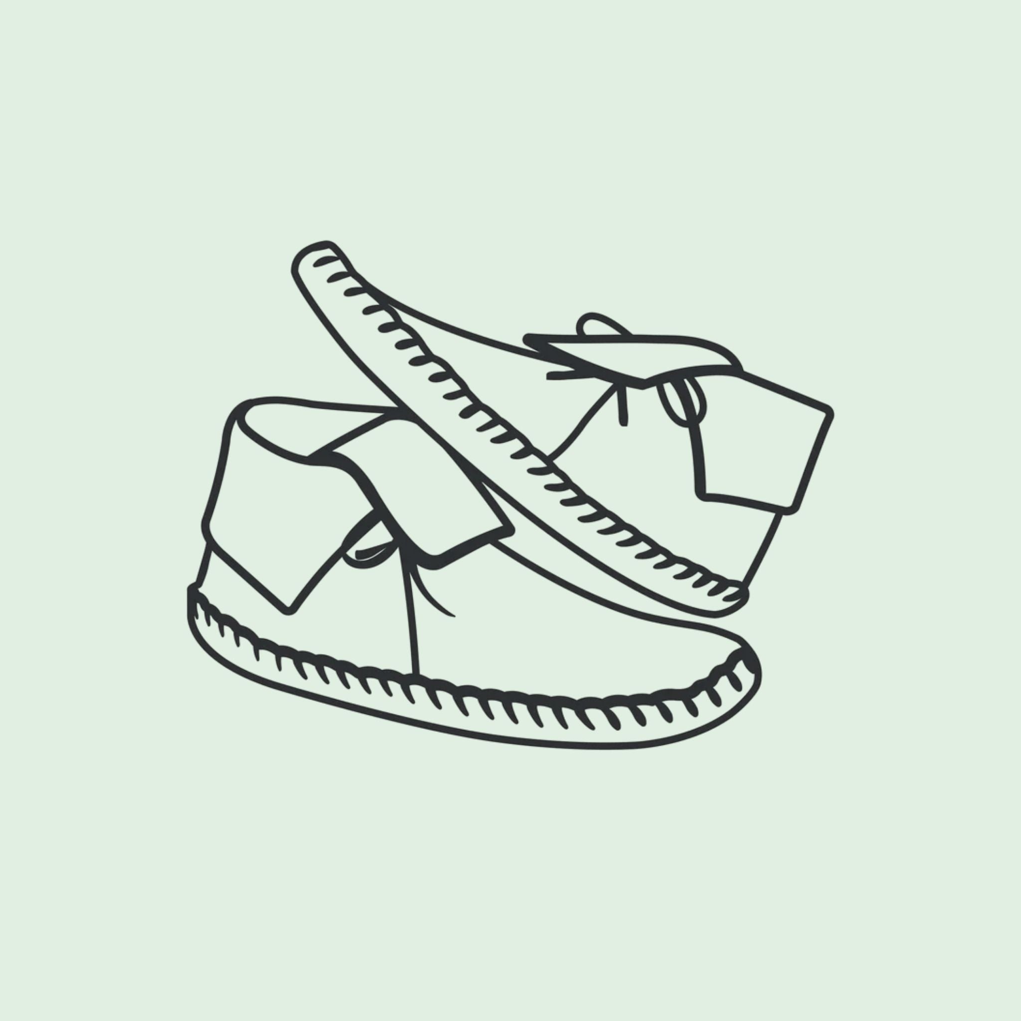 Canyon Moccasin Paper Pattern