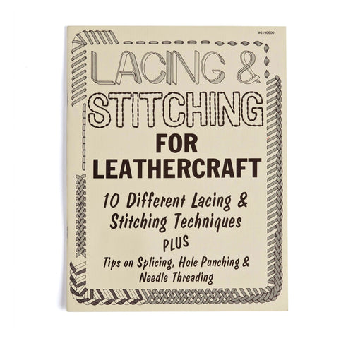 Load image into Gallery viewer, Book on how leather lacing and braiding techniques - whipstitch, single, double and triple loop lacing, round braid and more.
