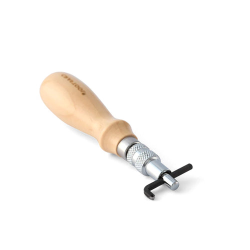 Load image into Gallery viewer, Leathercrafter essential tool for creating an even channel for stitches to lie in or for leather edge decoration.

Easy to adjust with a turn screw chuck that allows you to change your seam allowance quickly.
