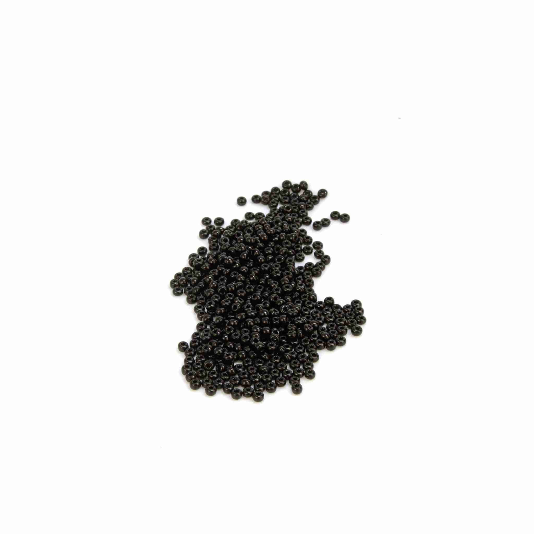 Black size  5/0 pony beads for decoration, native american regalia, jewellery and more