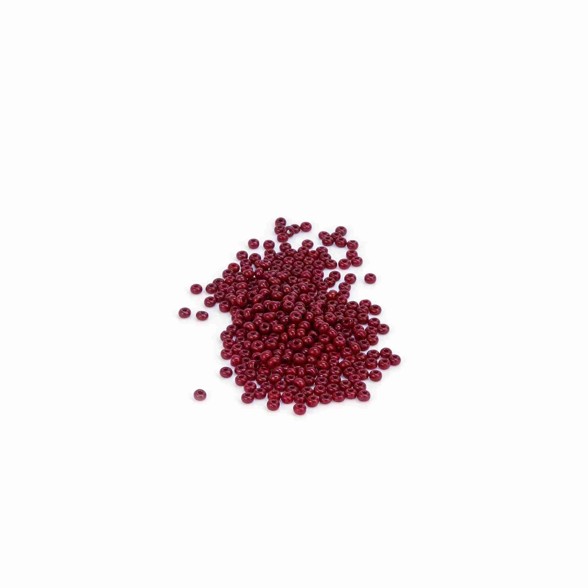 Wine Red  size  5/0 pony beads for decoration, Native American regalia, jewellery and more