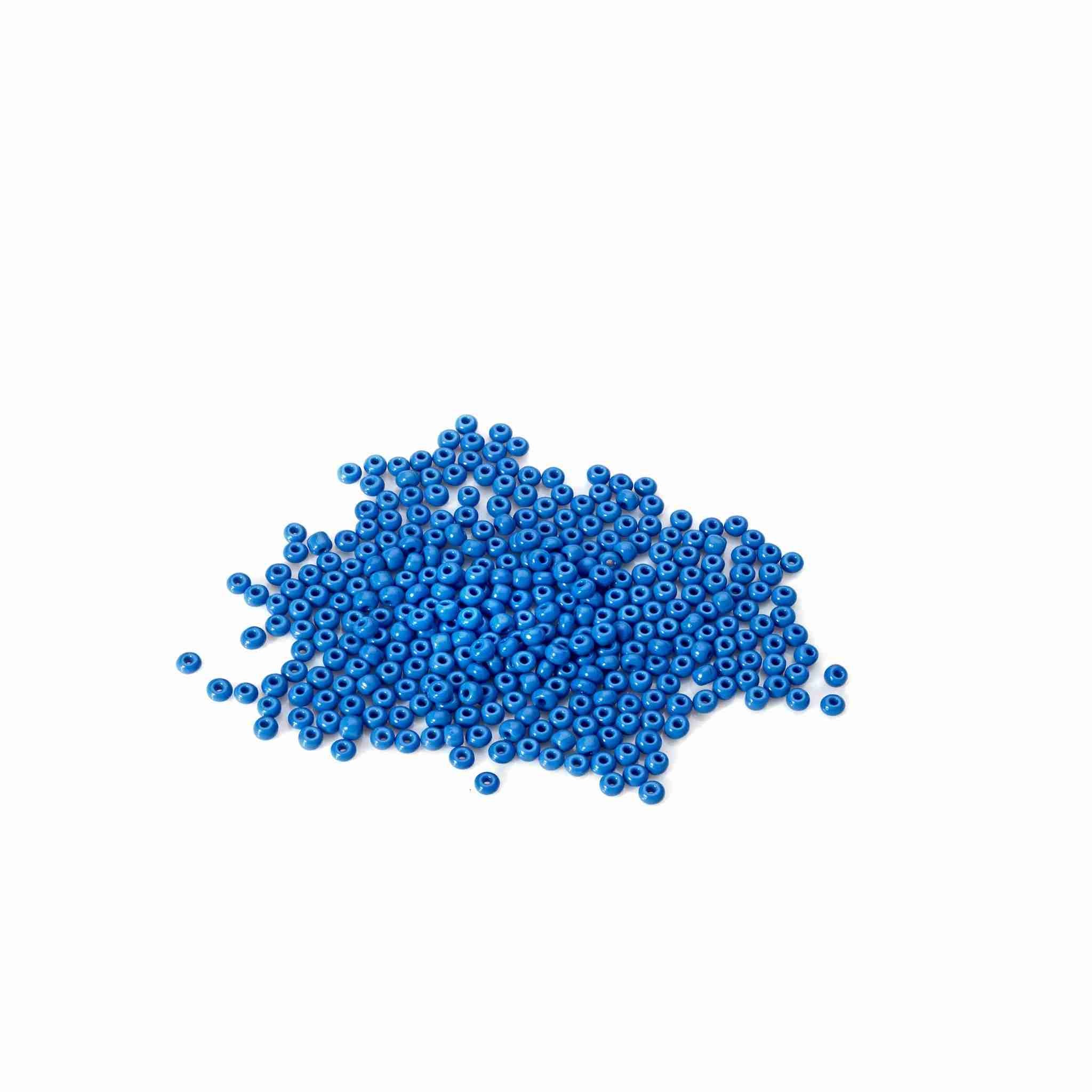 Steel Blue  size  5/0 pony beads for decoration, Native American regalia, jewellery and more