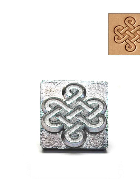 Celtic Dara Knot 3d embossing stamp from Identity Leathercraft