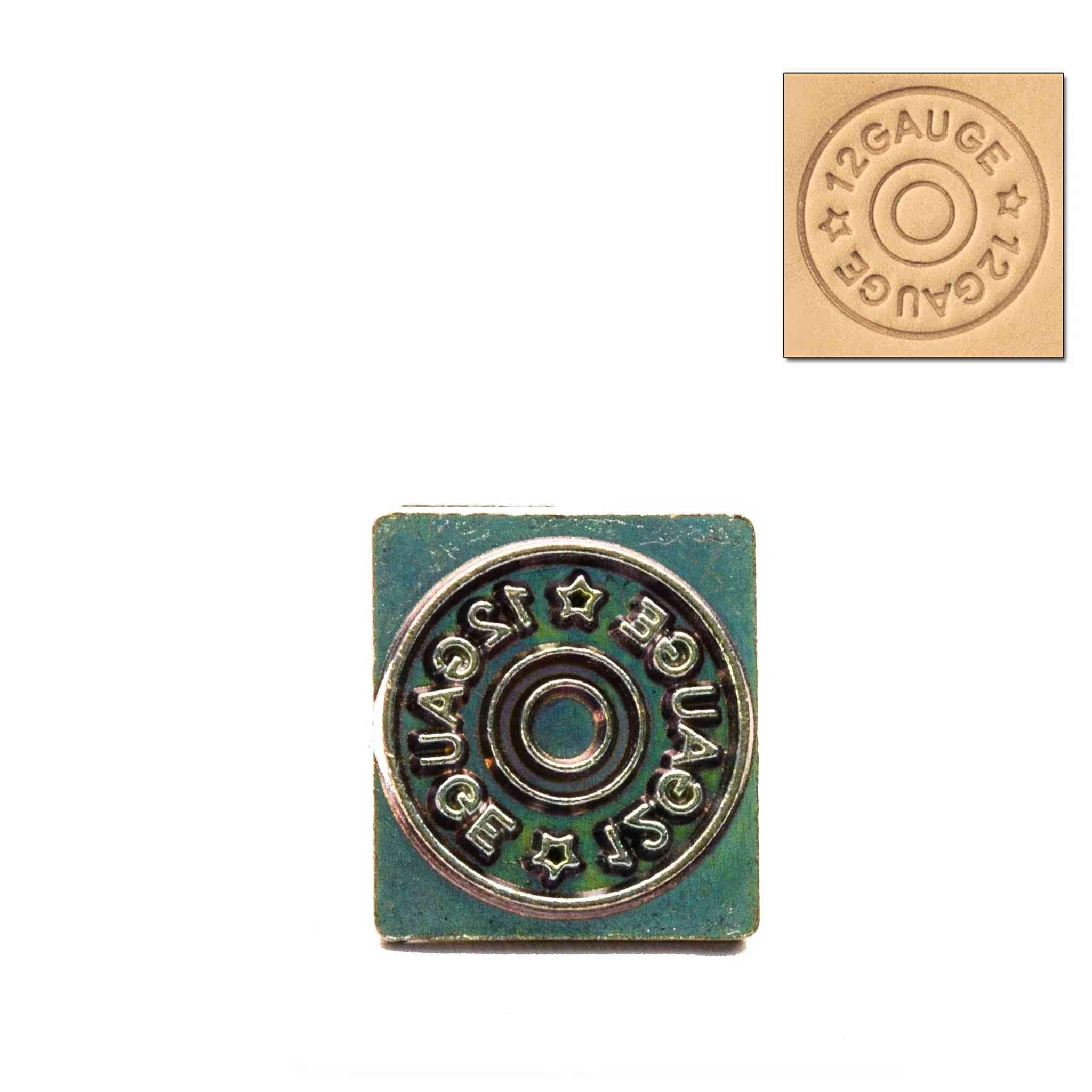Shotgun cartridge leather stamp | identityleathercraft
