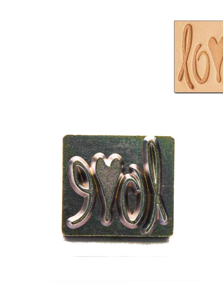 Love 3D Embossing Stamp from Identity Leathercraft