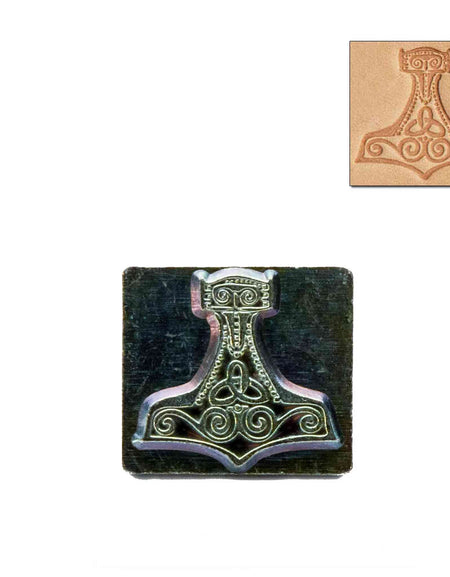 Thor's Hammer/Mjolnir 3D Embossing Stamp from Identity Leathercraft