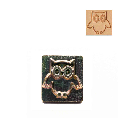 Load image into Gallery viewer, Owl 3D Embossing Stamp from Identity Leathercraft
