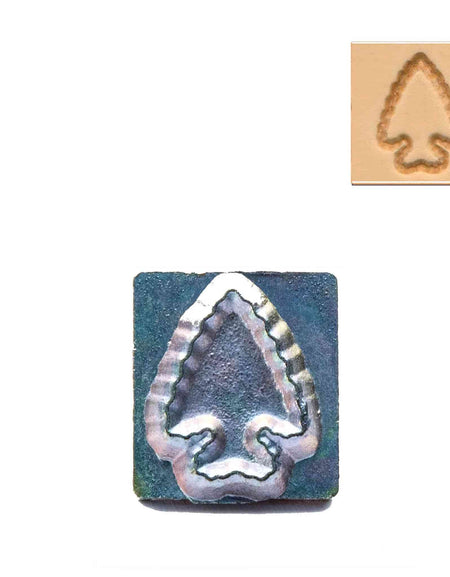 Arrow Head 3D Embossing Stamp from Identity Leathercraft