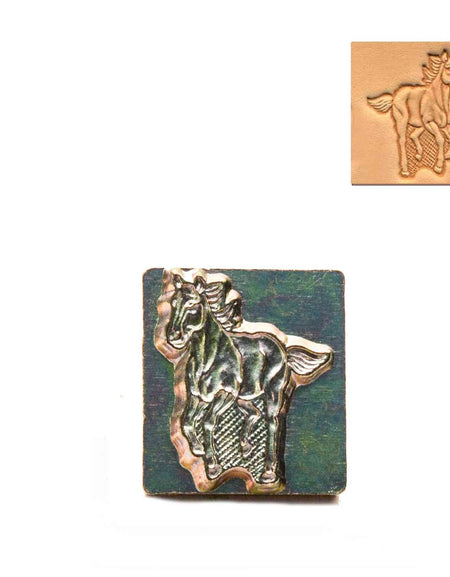 Running Horse 3D Embossing Stamp from Identity Leathercraft
