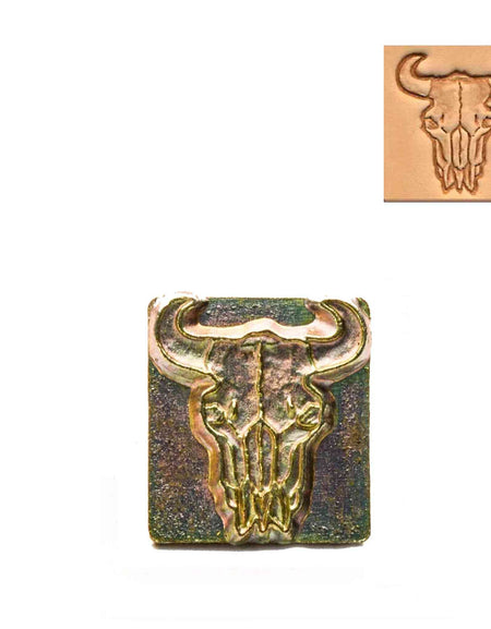 Cow Skull 3D Embossing Stamp from Identity Leathercraft