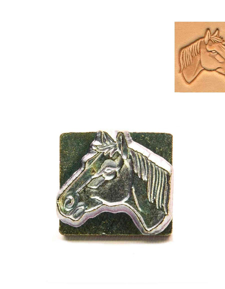 Horse Head 3D Embossing Stamp Right from Identity Leathercraft