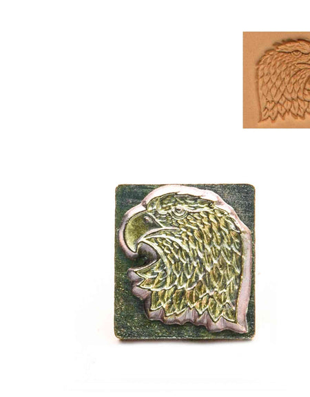 Eagle Head 3D Embossing Stamp - Right from Identity Leathercraft