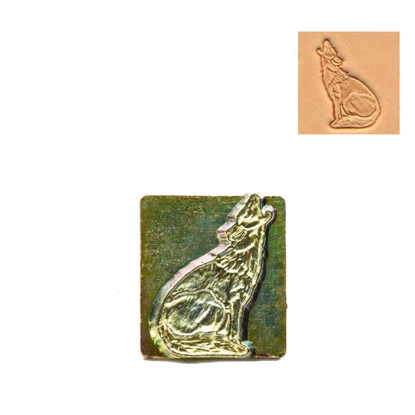 Howling Wolf 3D Embossing Stamp from Identity Leathercraft