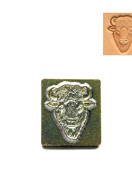 Buffalo/Bison Head 3D Embossing Stamp from Identity Leathercraft