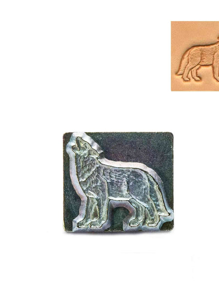 Wolf 3D Embossing Stamp from Identity Leathercraft