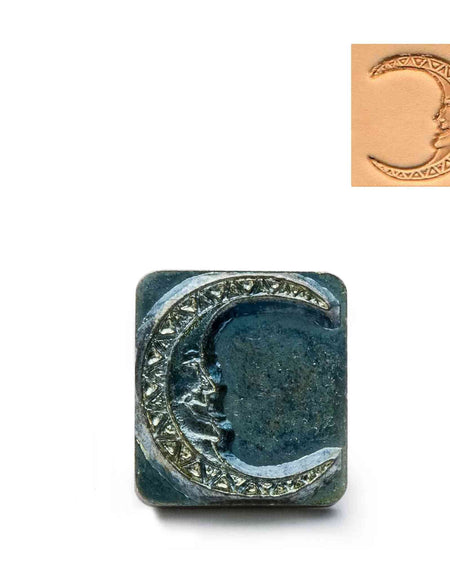 Moon 3D Embossing Stamp from Identity Leathercraft