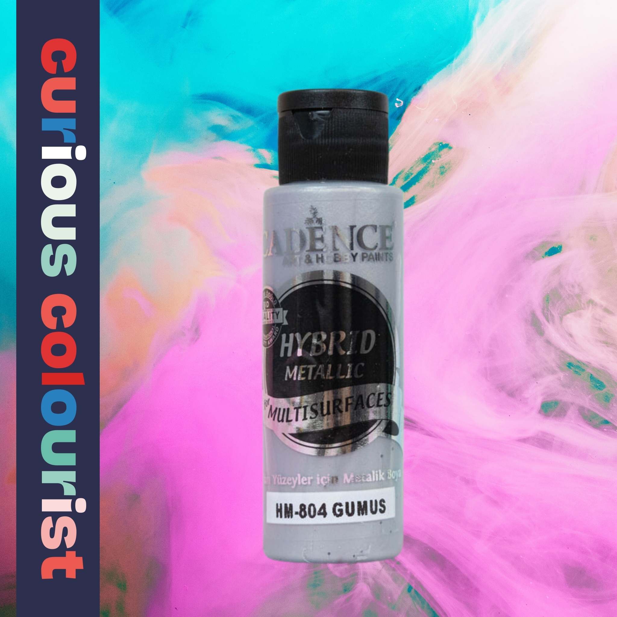 Silver Satin effect metallic paint from Cadence, use for leather craft - make your leather projects pop with the addition of metallic effects, painting on leather to add highlights and shimmer.